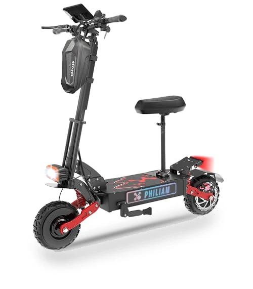 Electric Scooter with Seat — Electric Self-Balancing Scooters, PHILIAM