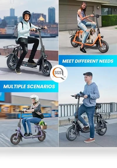 Electric Scooter with Seat — Electric Vehicles, URBANMAX