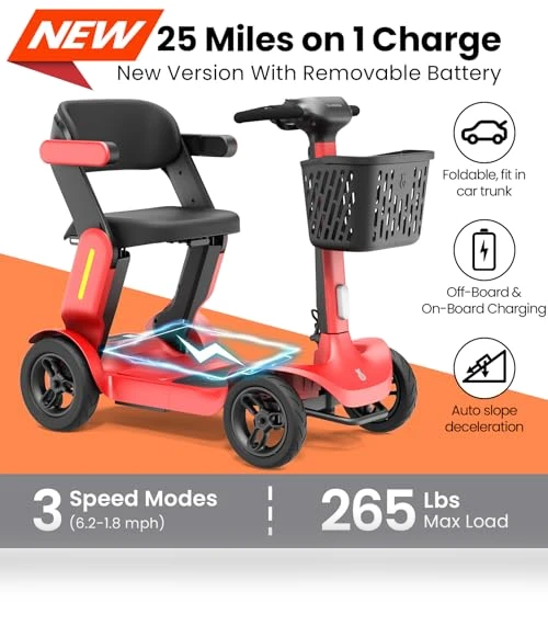 Foldable Mobility Scooter — Push Scooters, Glashow