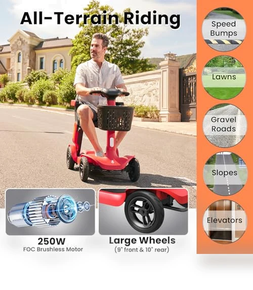 Foldable Mobility Scooter — Push Scooters, Glashow