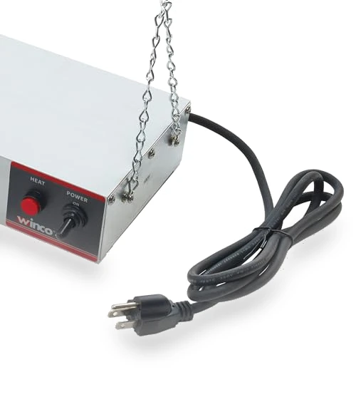 Food Heat Lamp Strip Heater with Undermount Brackets — Warmers, Winco