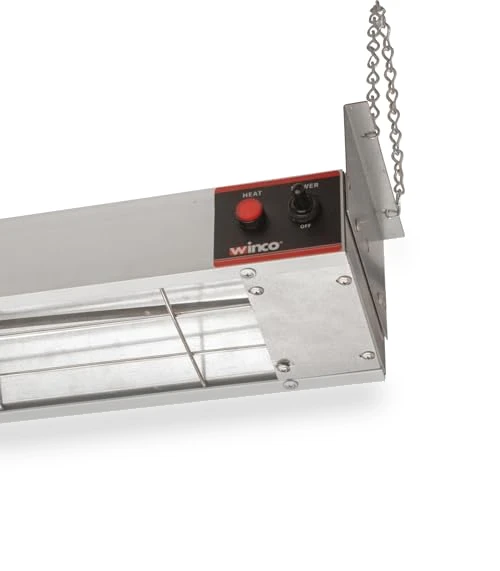 Food Heat Lamp Strip Heater with Undermount Brackets — Warmers, Winco