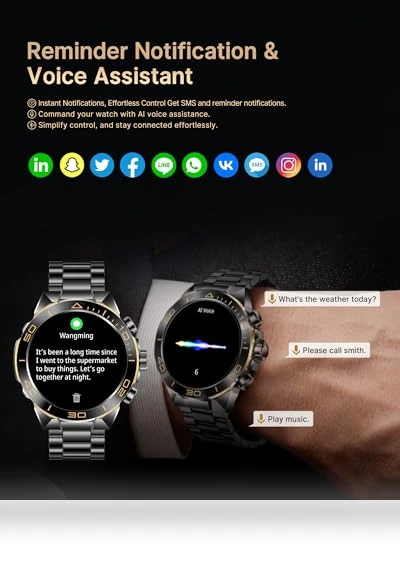 Luxury Smart Watch for Men — Smartwatches, SOUYIE