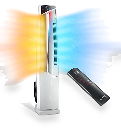 Oscillating Hybrid Fan and Space Heater — Home Cooling Solutions, Lasko