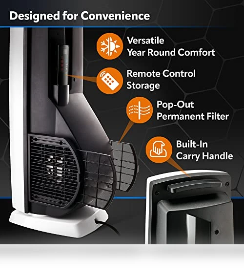 Oscillating Hybrid Fan and Space Heater — Home Cooling Solutions, Lasko