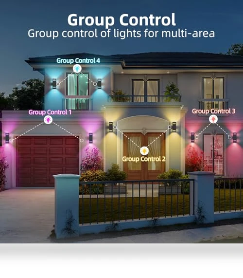 Outdoor Smart Wall Lights — LED, Zinola