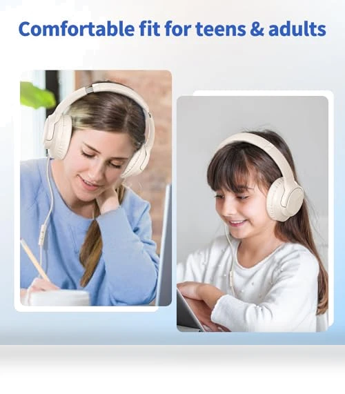 Over Ear Foldable Headphones with Microphone — In-Ear Headphones, Botesty Sound