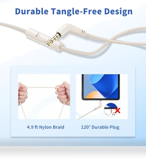 Over Ear Foldable Headphones with Microphone — In-Ear Headphones, Botesty Sound