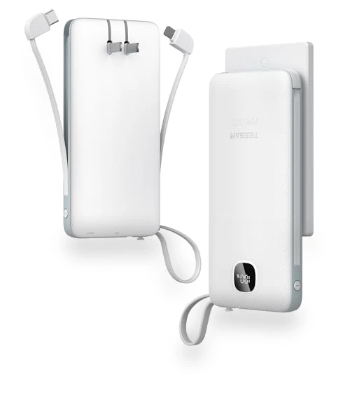 Portable Charger with Built in Cables — Chargers, TESSAN