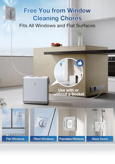 Portable Window Cleaning Robot — Smart Cleaning Robots, ECOVACS