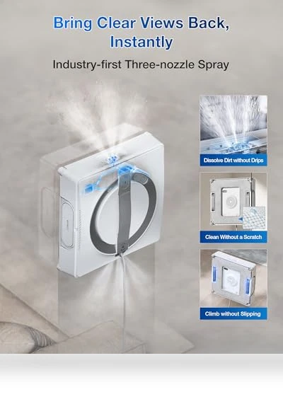 Portable Window Cleaning Robot — Smart Cleaning Robots, ECOVACS