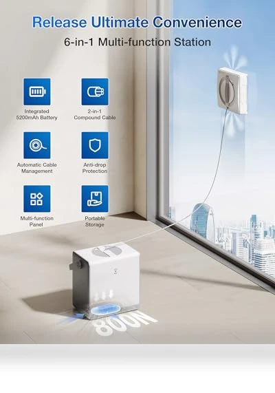 Portable Window Cleaning Robot — Smart Cleaning Robots, ECOVACS
