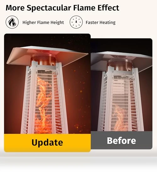 Pyramid Patio Heater — Parts, EAST OAK