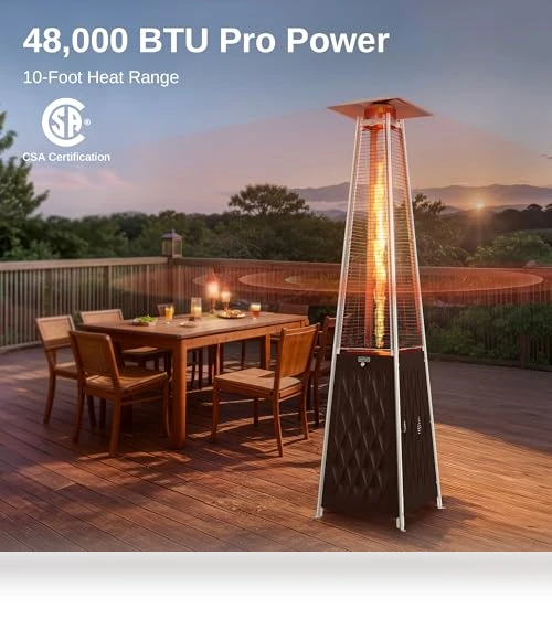 Pyramid Patio Heater — Parts, EAST OAK