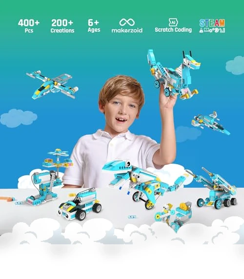 Remote Control Robot Building Kit — Construction Kits, Makerzoid