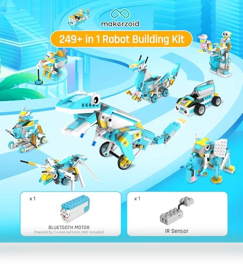 Remote Control Robot Building Kit — Construction Kits, Makerzoid