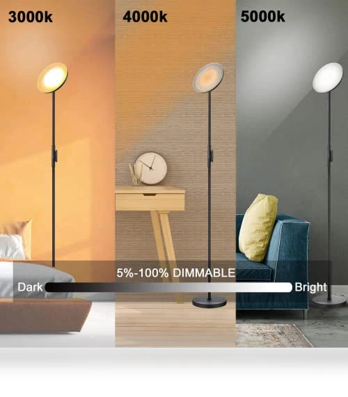 Sky LED Modern Torchiere Floor Lamp — Lighting, JOOFO
