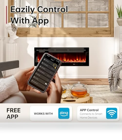 Smart Electric Fireplace — Outdoor Fireplaces, oneinmil