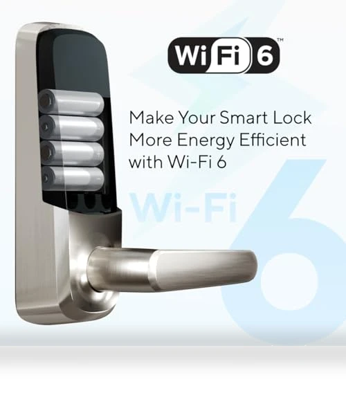 Smart Lock with Built-in WiFi and Fingerprint Access — Keyless Entry, ULTRALOQ