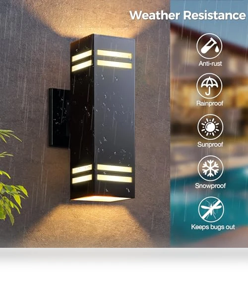 Smart Outdoor Wall Lights RGB — Garden Illumination, KIZON