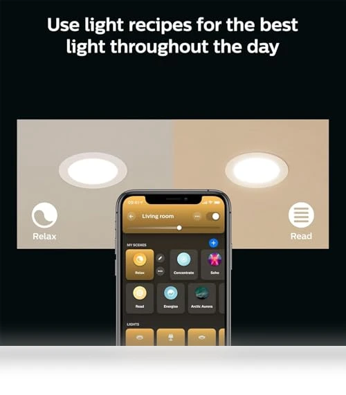 Smart Slim LED Downlight — Recessed Lighting, Philips Hue