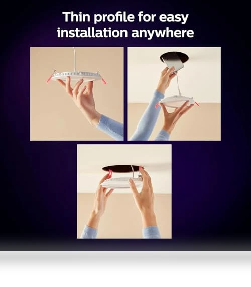 Smart Slim LED Downlight — Recessed Lighting, Philips Hue