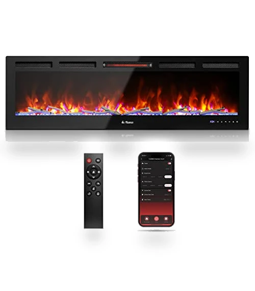 Smart WiFi Infrared Electric Fireplace — Electric Heating Solutions, TURBRO