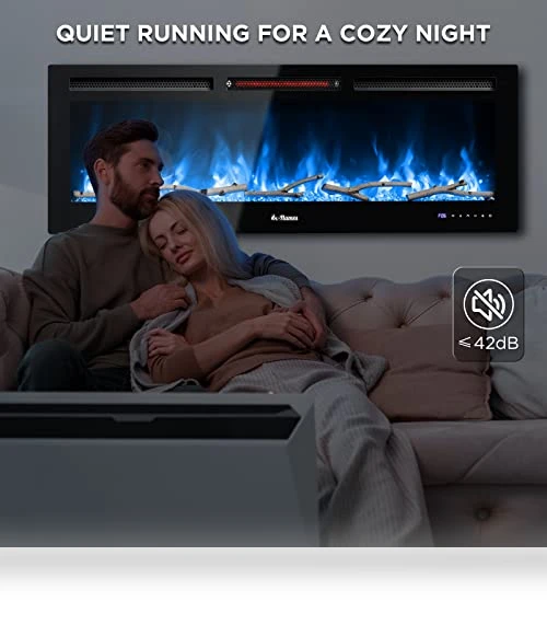 Smart WiFi Infrared Electric Fireplace — Electric Heating Solutions, TURBRO