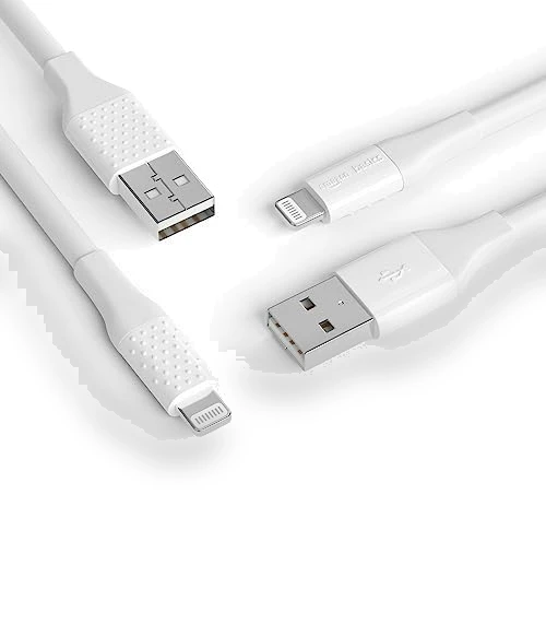 USB-A to Lightning Charger Cable — Lightning, Amazon Basics