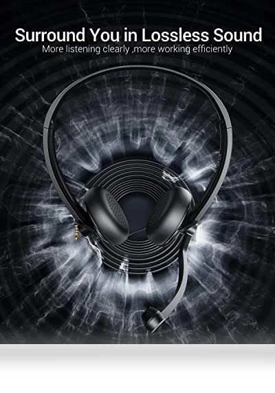 USB Headset with Microphone for PC Laptop — Headsets, FEABASK
