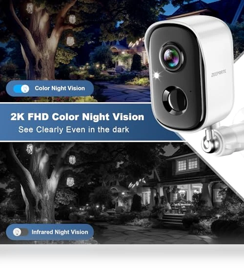Wireless Outdoor Security Camera — Smart Home Security, ZEEPORTE SECURITY