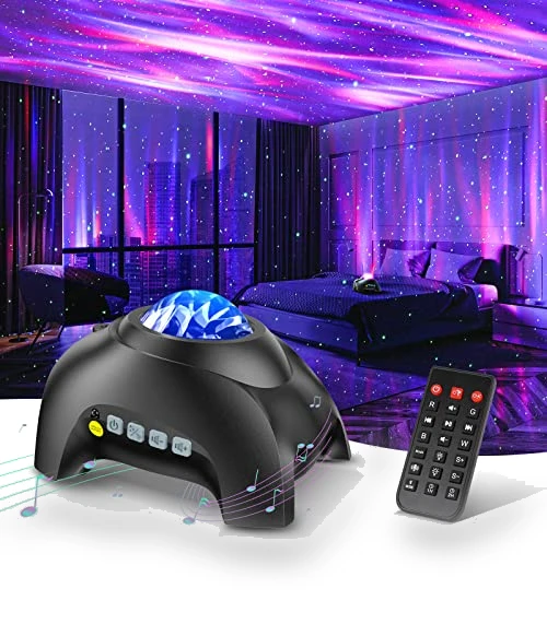 Aurora Projector with Light Effects and Bluetooth Speaker — Outdoor Light Projectors, HODANS