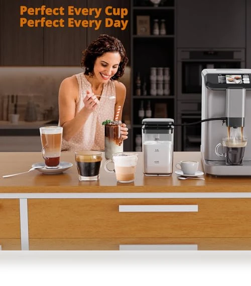 Automatic Espresso Coffee Machine with Milk Frother — Coffee & Espresso Combos, dainslef