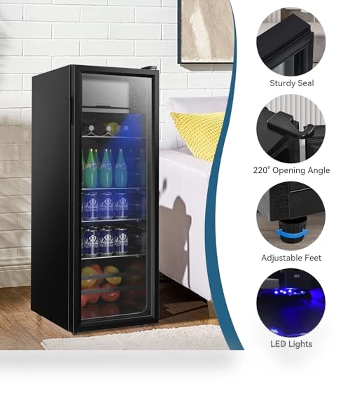 Beverage Refrigerator — Mini Fridges, DRIXNO