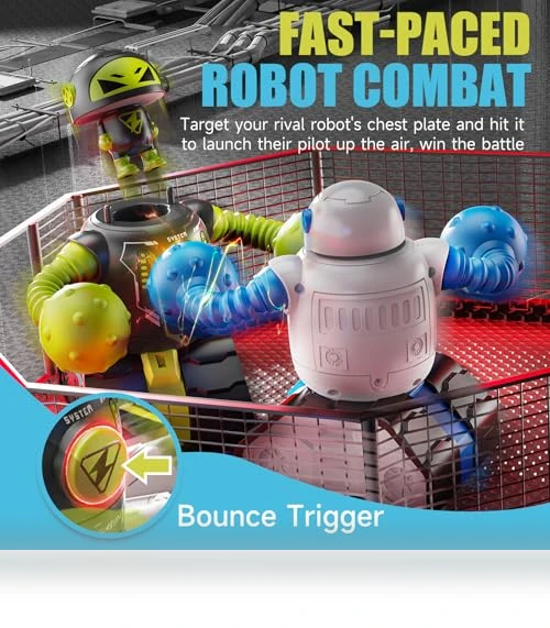 Fighting Robots Set of 2 — Interactive Figures & Robots, cxjoigxi