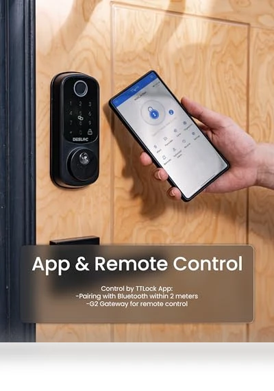 Fingerprint Smart Door Lock — Smart Home Security, DESLOC
