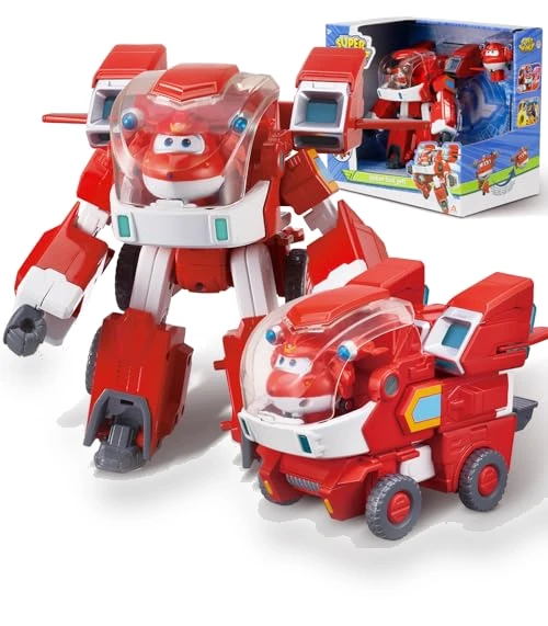 Jett's Super Mecha Transforming Robot — Interactive Figures & Robots, Super Wings