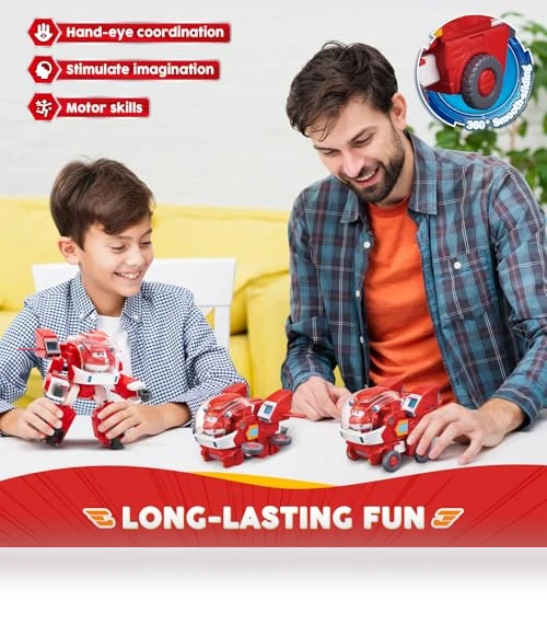Jett's Super Mecha Transforming Robot — Interactive Figures & Robots, Super Wings