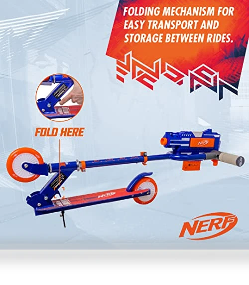 Kick Scooter for Kids — Blasters & Foam, Nerf