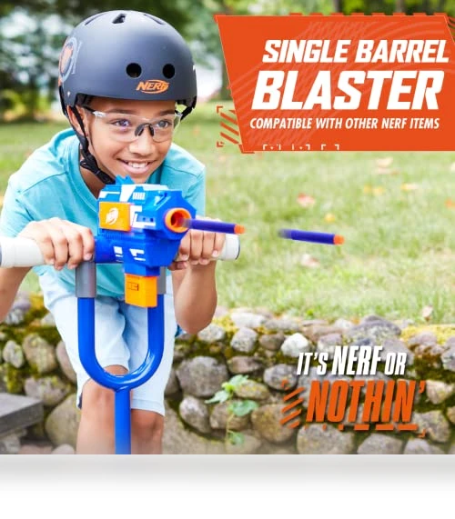 Kick Scooter for Kids — Blasters & Foam, Nerf