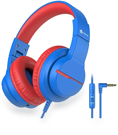 Kids Headphones for School Travel — Over-Ear Headphones, iClever