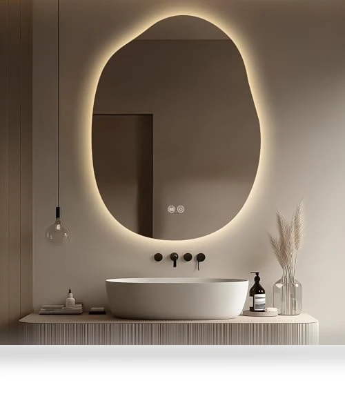 LED Bathroom Mirror with Lights — Makeup, Yoding