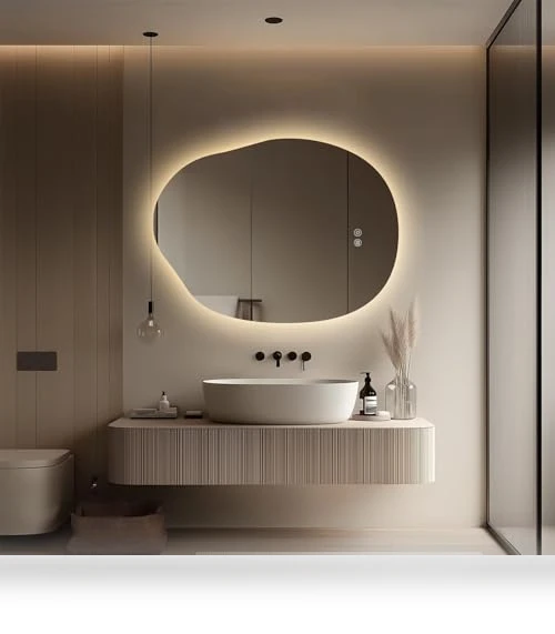 LED Bathroom Mirror with Lights — Makeup, Yoding