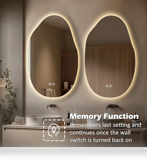 LED Bathroom Mirror with Lights — Makeup, Yoding