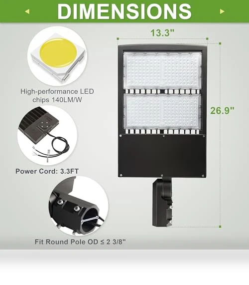 LED Parking Lot Lights — Street Lighting, LED Flying Direct