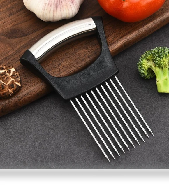 Onion Holder for Slicing — Vegetable, Kerrtoa