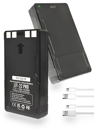 Rechargeable Lithium Battery Pack - 2 Pack — Batteries, ROYEUEU