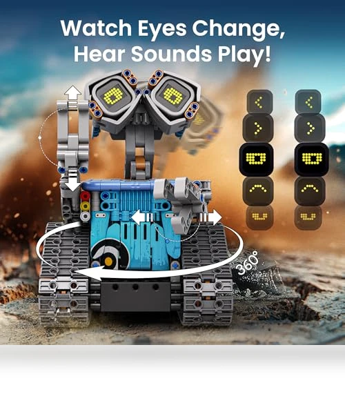 Robot Building Kit with Remote Control — Interactive Figures & Robots, Sillbird