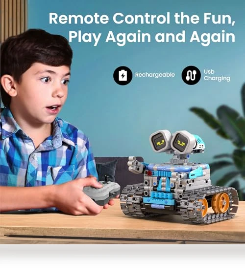 Robot Building Kit with Remote Control — Interactive Figures & Robots, Sillbird