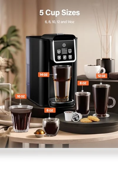 Single Serve Coffee Maker 2.0 — Chilled Brew Essentials, SHARDOR